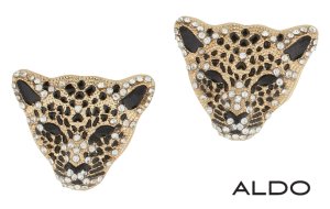 aldo-quiterie-leopard-jaguar-head-earrings