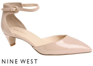 Nine West Falixy Taupe Patent Shoes
