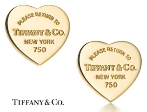 Tiffany & Co Gold Heart Earrings